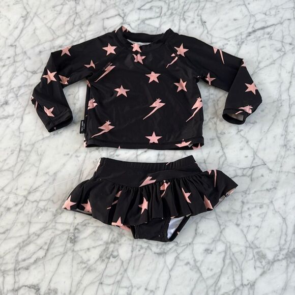 Tiny TribeLightning Two-Piece Swimsuit Sz 12Month